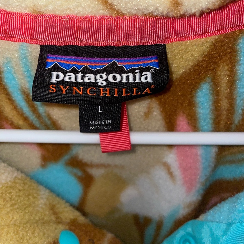Patagonia Lightweight Synchilla Snap-T Fleece Pullover Feather Dance: Bear Brown